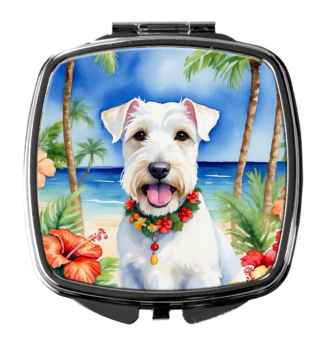 Buy this Sealyham Terrier Luau Compact Mirror