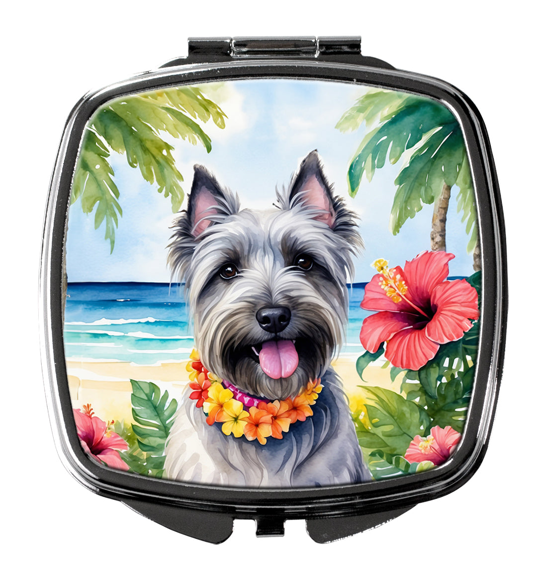 Buy this Skye Terrier Luau Compact Mirror