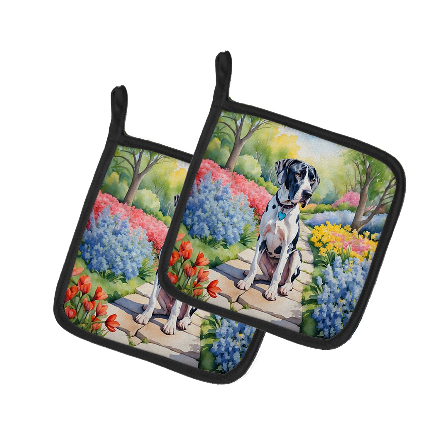 Buy this Great Dane Spring Path Pair of Pot Holders