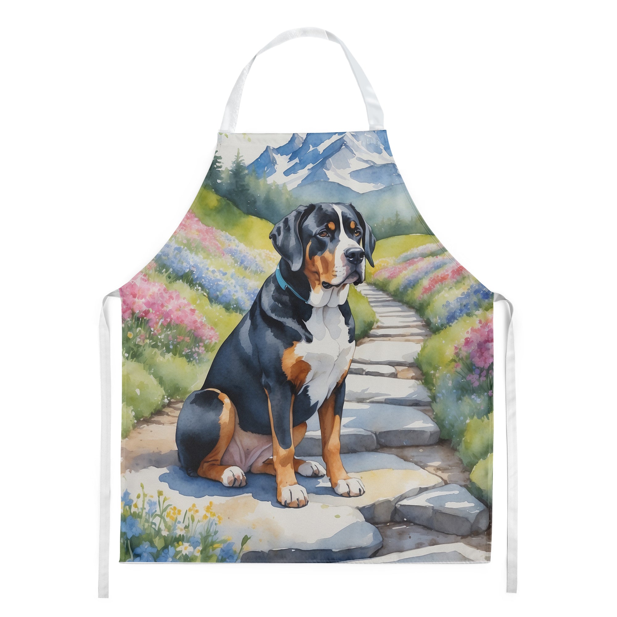 Buy this Greater Swiss Mountain Dog Spring Path Apron
