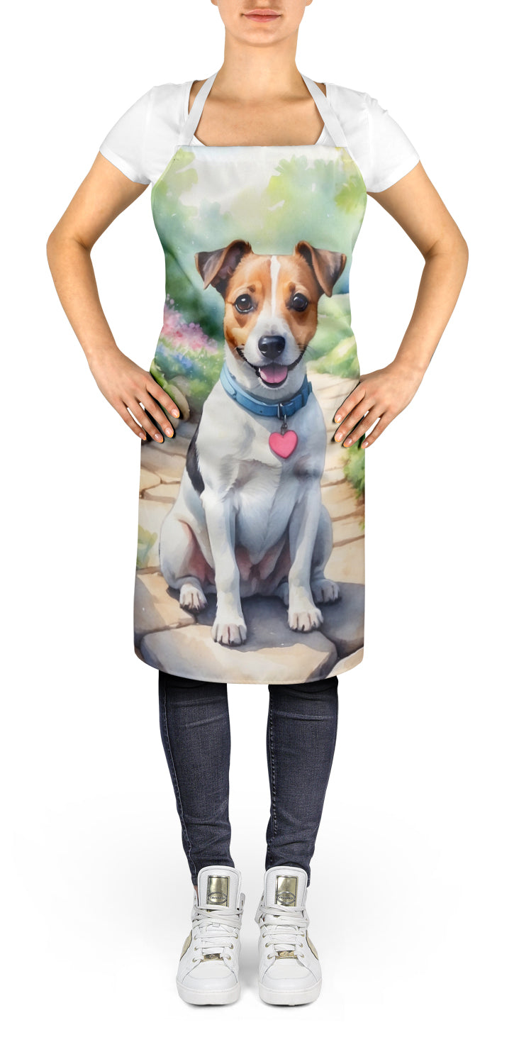 Jack Russell Terrier Spring Path Apron