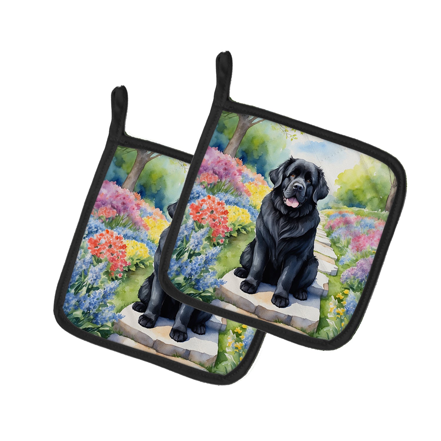 Buy this Newfoundland Spring Path Pair of Pot Holders