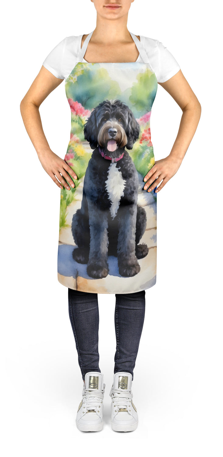 Buy this Portuguese Water Dog Spring Path Apron