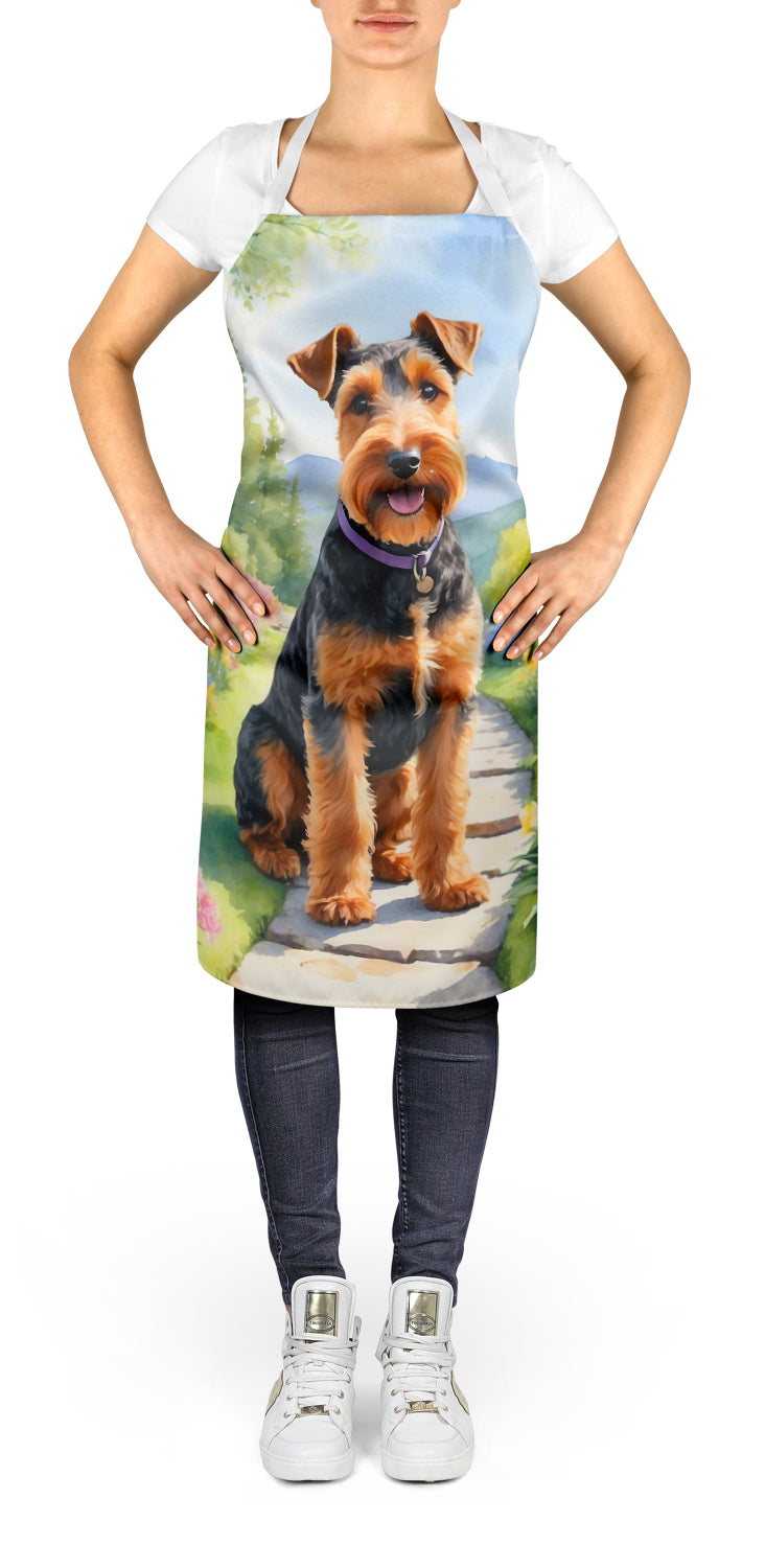 Welsh Terrier Spring Path Apron