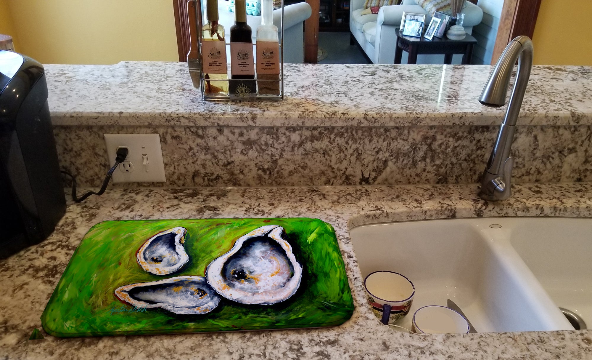 All Shucked Oysters Dish Drying Mat