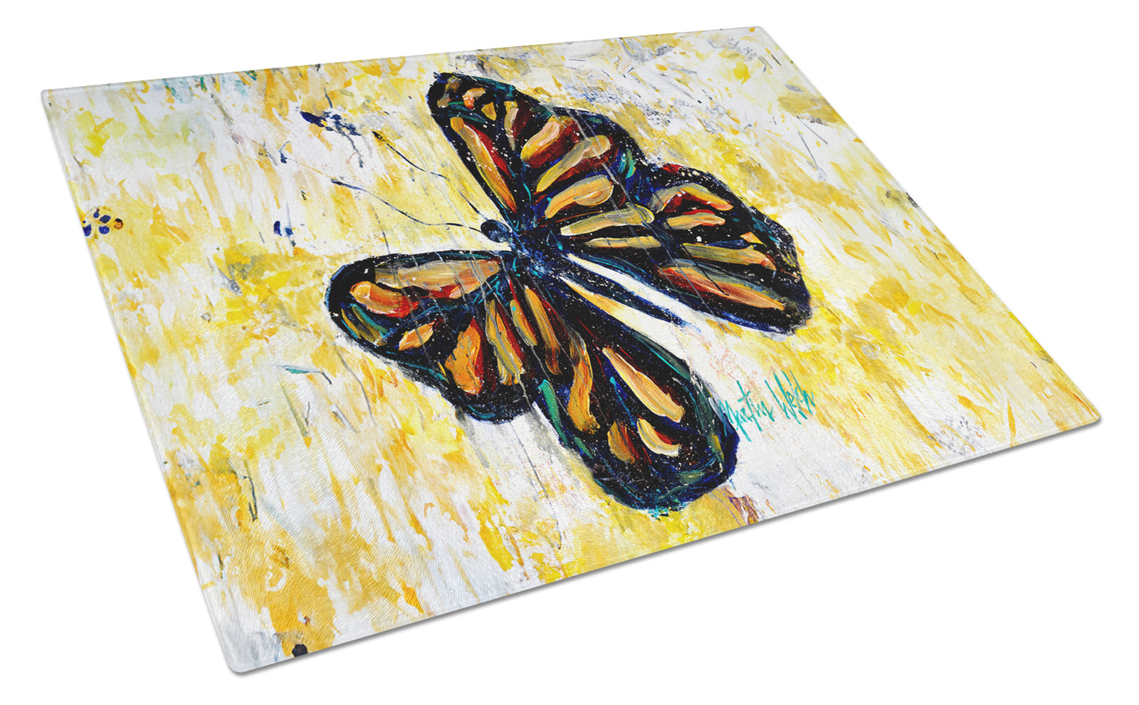 Buy this Butterfly Breeze Glass Cutting Board