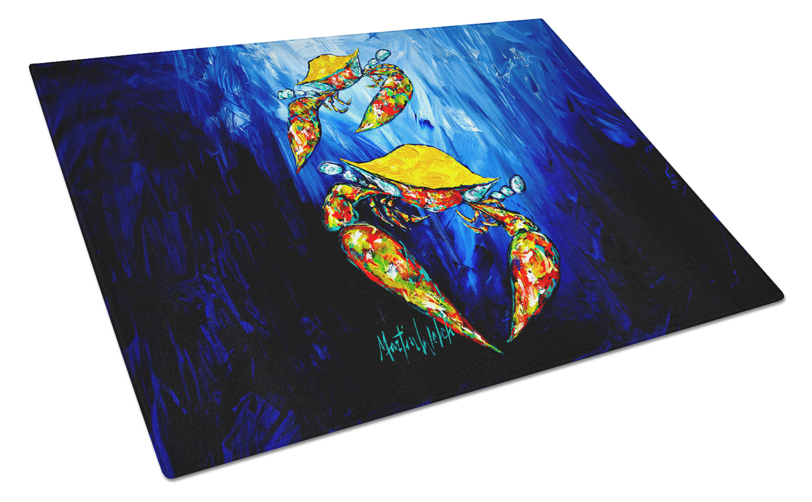Buy this Crab Fair Glass Cutting Board