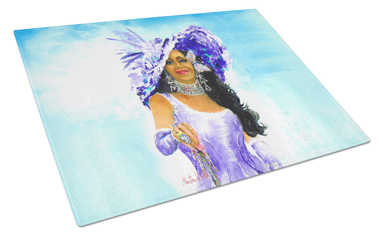 Buy this Easter Parade Glass Cutting Board