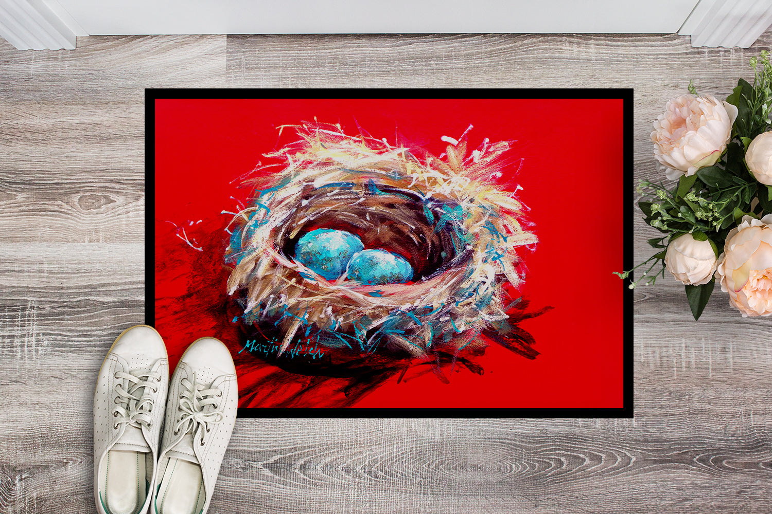 Buy this Egg-Stra Special Bird Nest Doormat