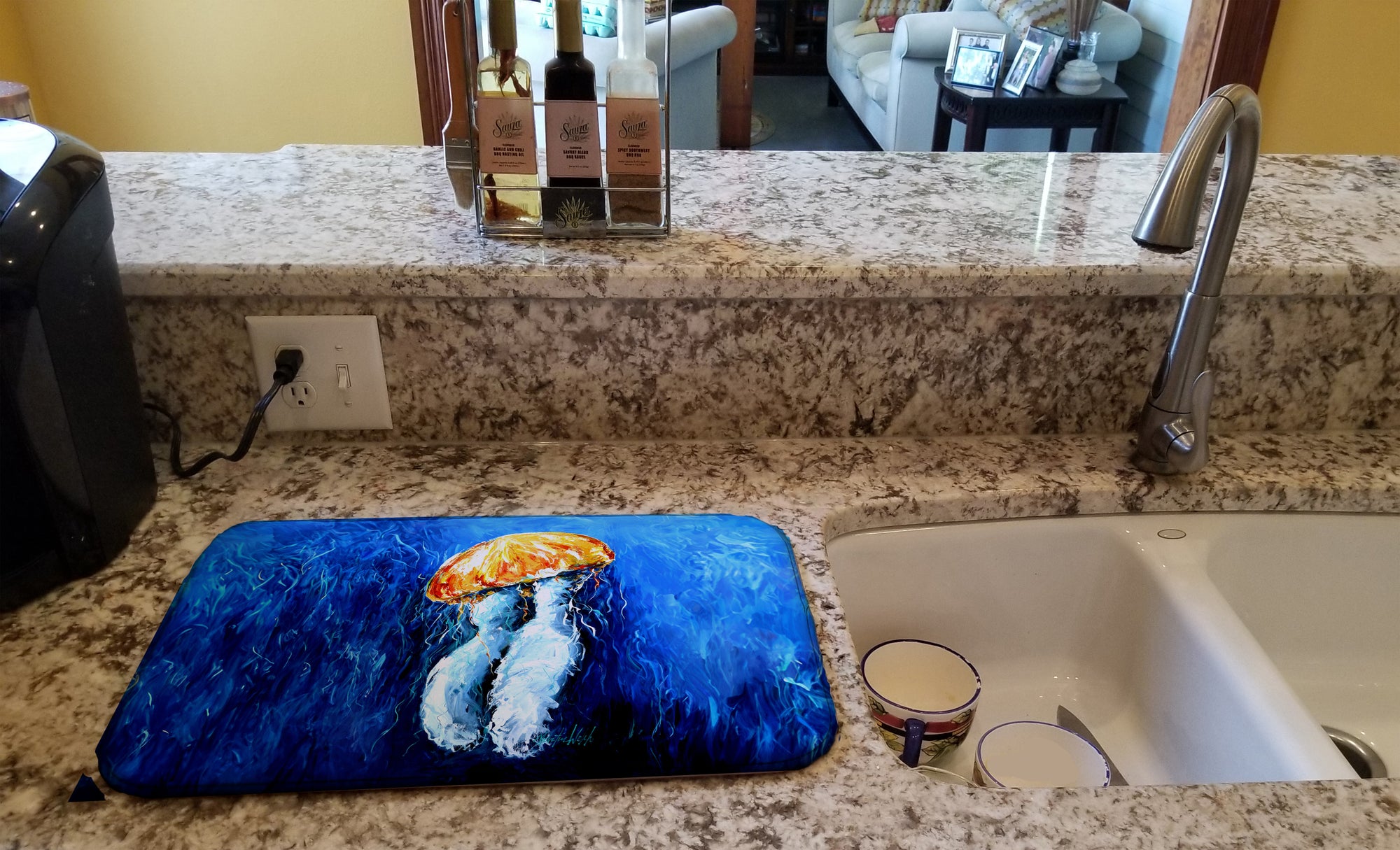 Buy this Fanta Sea Jellyfish Dish Drying Mat