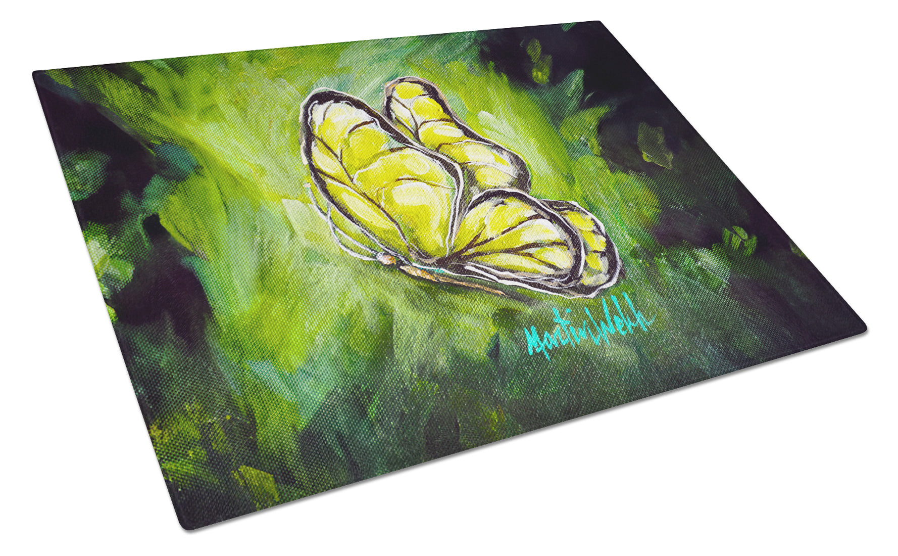 Buy this Glover Fly Sage Butterfly Glass Cutting Board