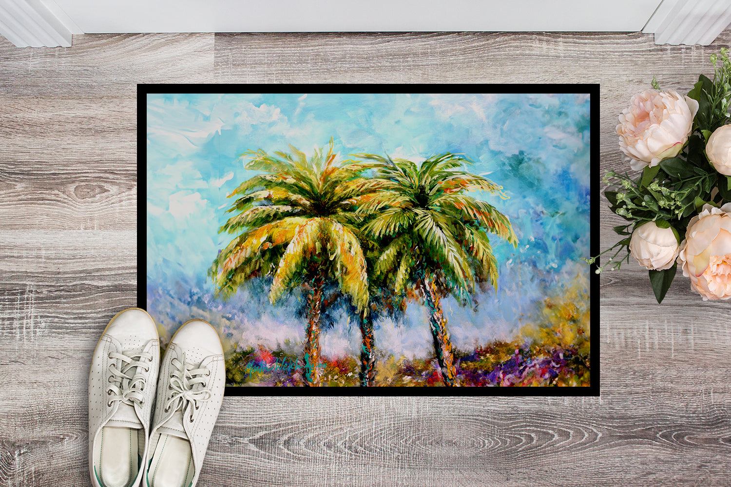 Buy this Summer Breezes Palm Tree Doormat