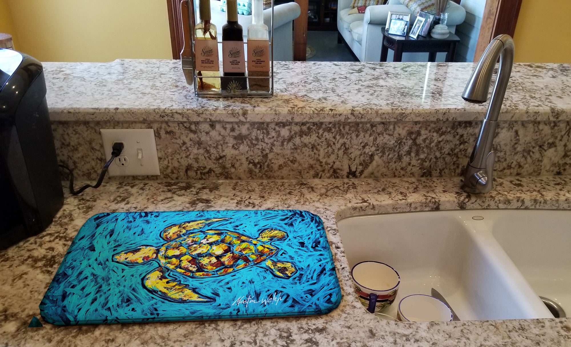 Buy this Turtle Drive Dish Drying Mat