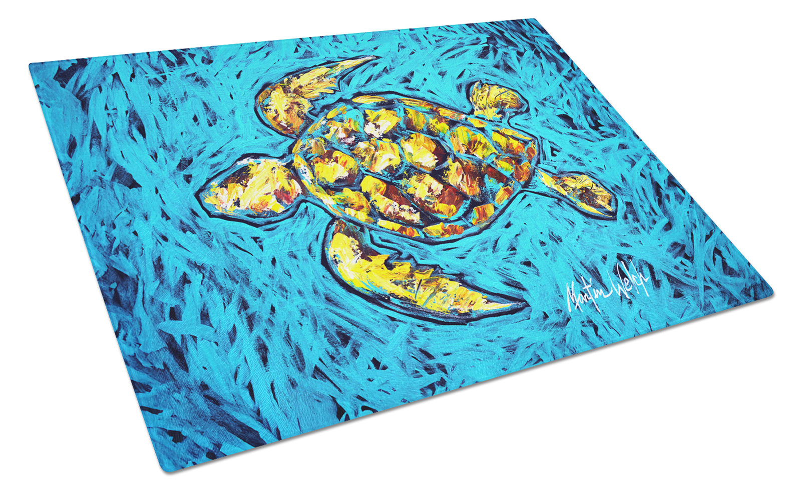 Buy this Turtle Drive Glass Cutting Board