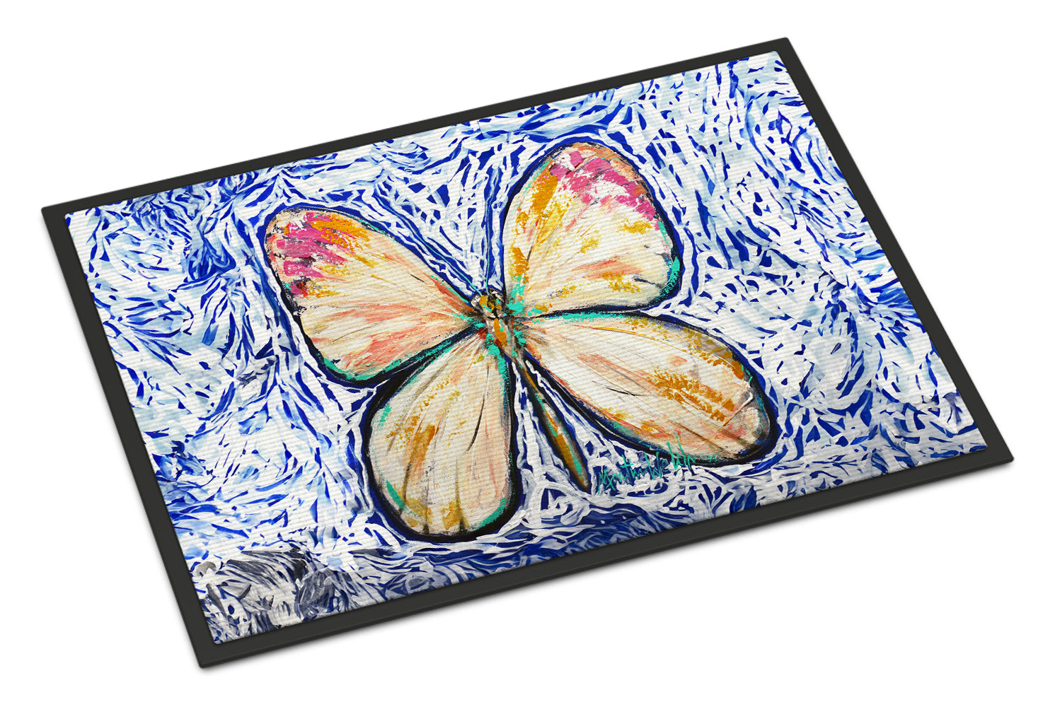 Buy this Butterfly Violet Tip Doormat