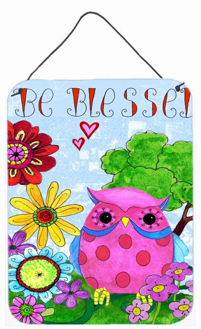 Be Blessed Owl Wall or Door Hanging Prints PJC1026DS1216 by Caroline's Treasures