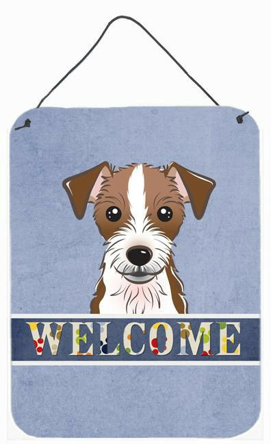 Jack Russell Terrier Welcome Wall or Door Hanging Prints BB1388DS1216 by Caroline's Treasures