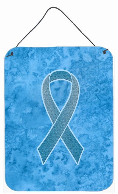 Blue Ribbon for Prostate Cancer Awareness Wall or Door Hanging Prints AN1206DS1216 by Caroline's Treasures