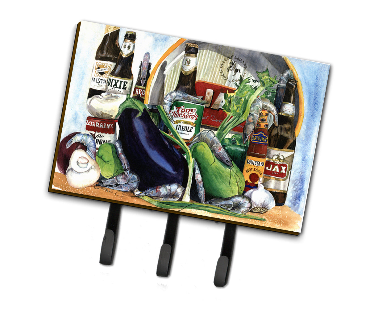 Eggplant and New Orleans Beers  Leash or Key Holder