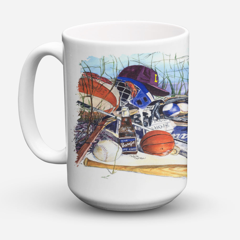 Sports on the Beach Dishwasher Safe Microwavable Ceramic Coffee Mug 15 ounce 1011CM15