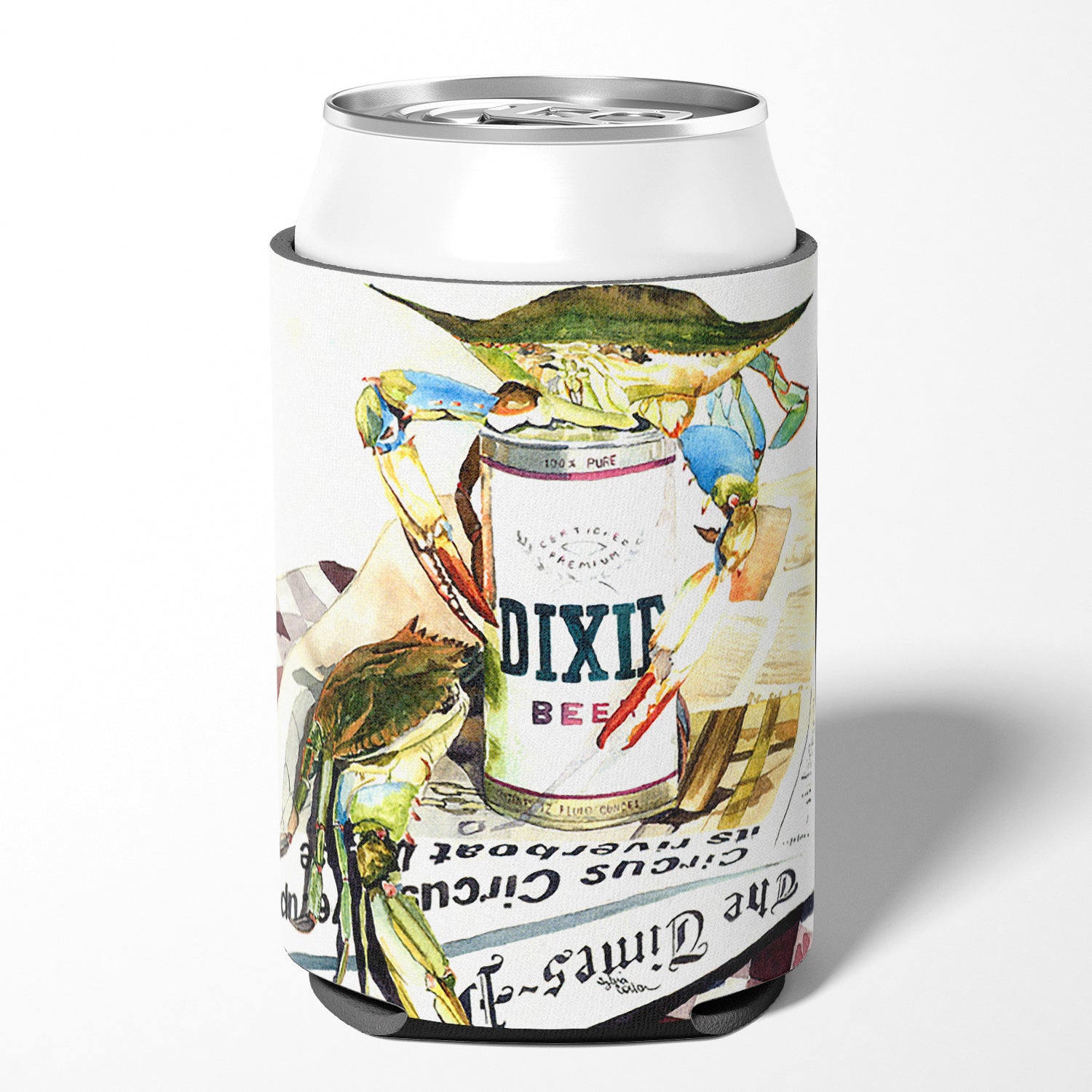 Dixie Beer Can or Bottle Beverage Insulator Hugger.