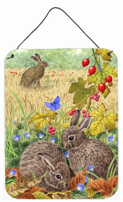 Leverets and Rabbit Wall or Door Hanging Prints ASA2140DS1216 by Caroline's Treasures