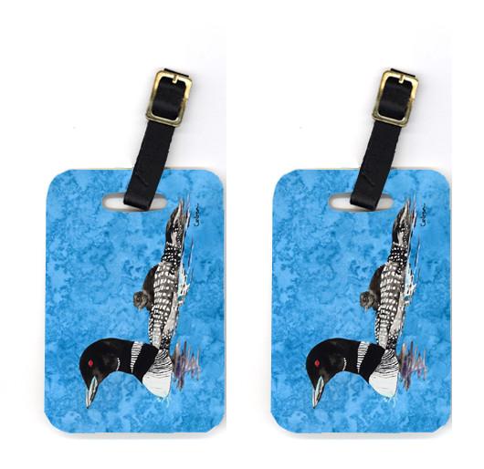 Pair of Momma and Baby Loon Luggage Tags by Caroline's Treasures