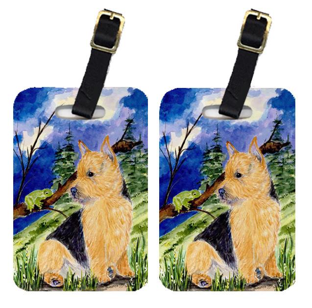 Pair of 2 Norwich Terrier Luggage Tags by Caroline's Treasures