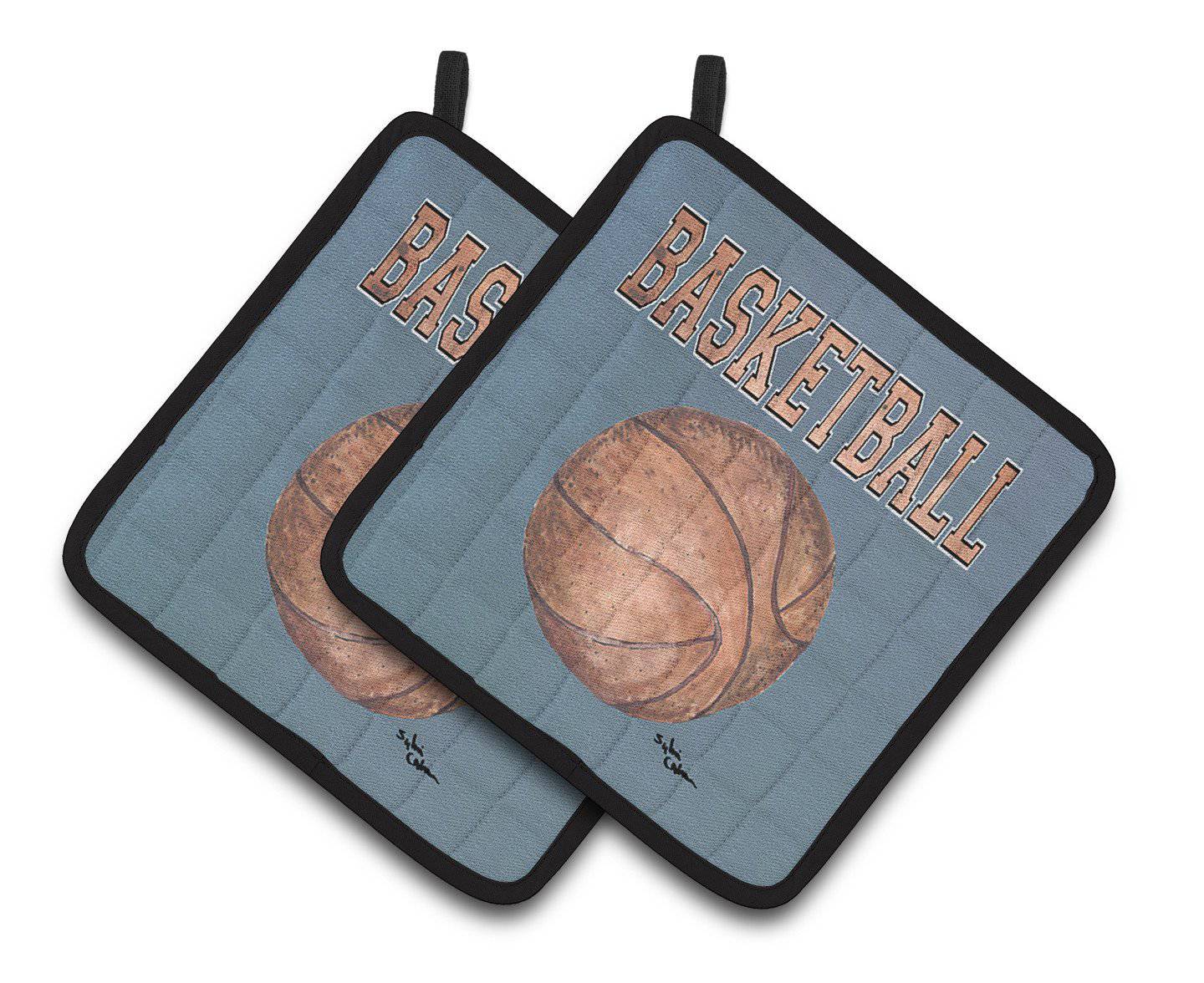 Basketball Pair of Pot Holders 8486PTHD - the-store.com