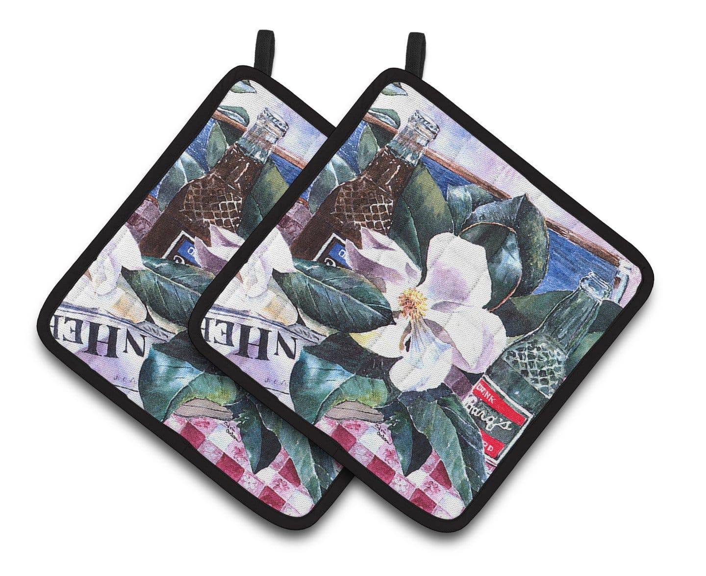 Barq's and Magnolia Pair of Pot Holders 1009PTHD - the-store.com
