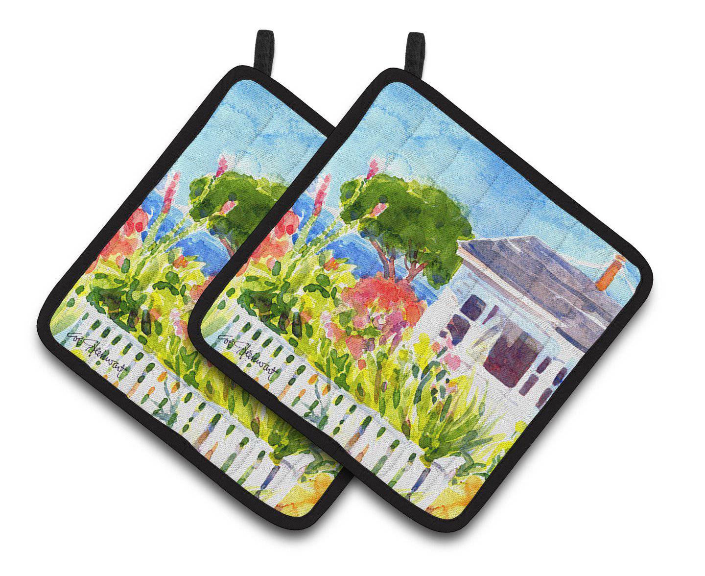 Houses Pair of Pot Holders 6133PTHD - the-store.com