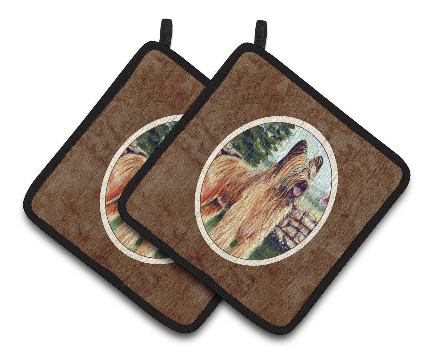 Briard Pair of Pot Holders 7003PTHD - the-store.com