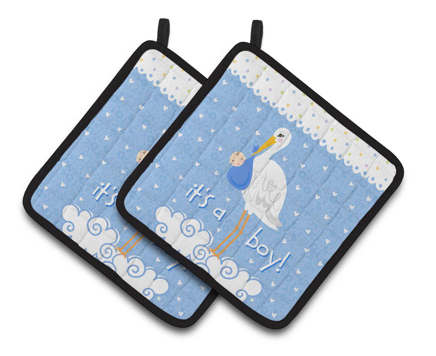 It's a Baby Boy Pair of Pot Holders VHA3012PTHD - the-store.com
