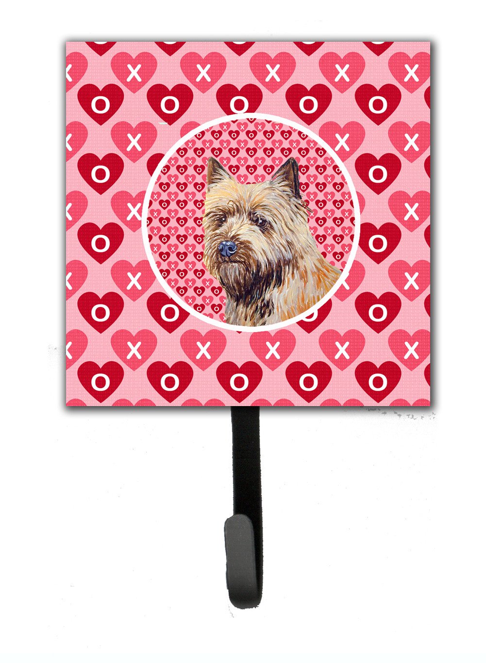 Cairn Terrier Valentine's Love and Hearts Leash or Key Holder by Caroline's Treasures