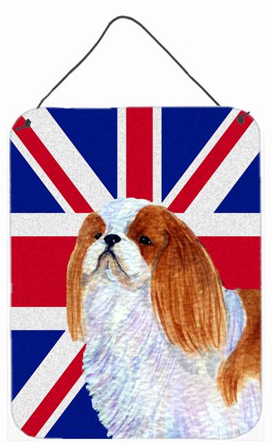 English Toy Spaniel with English Union Jack British Flag Wall or Door Hanging Prints SS4949DS1216 by Caroline's Treasures