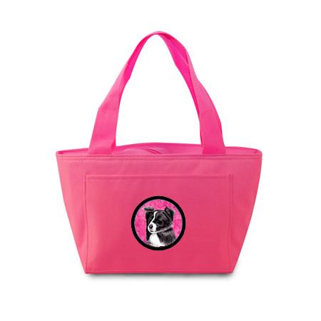 Pink Border Collie Lunch Bag or Doggie Bag SC9138PK by Caroline's Treasures