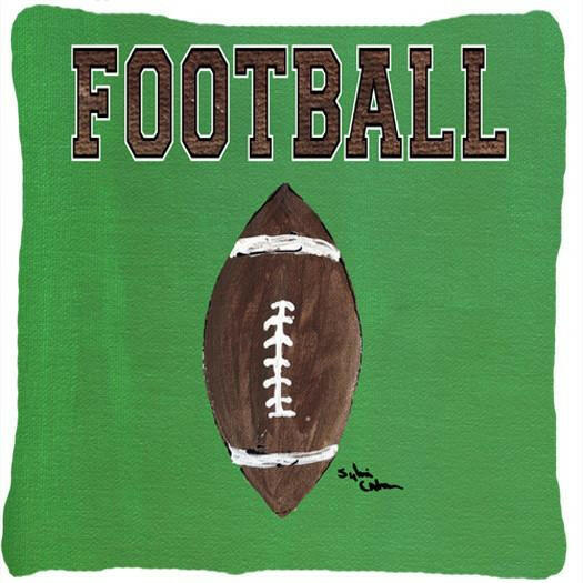 Football   Canvas Fabric Decorative Pillow - the-store.com