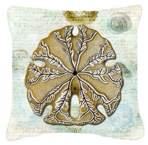 Sand Dollar    Canvas Fabric Decorative Pillow by Caroline's Treasures