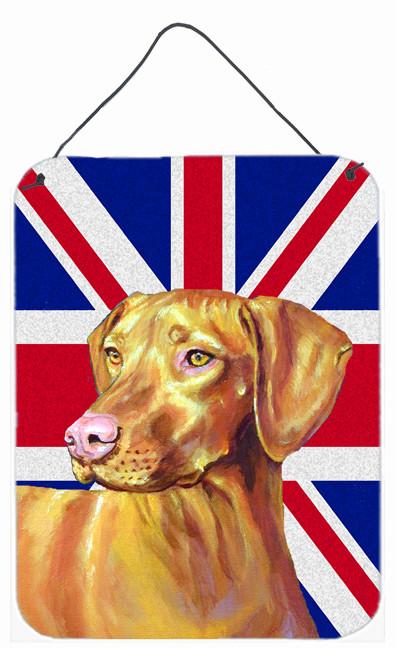 Vizsla with English Union Jack British Flag Wall or Door Hanging Prints LH9477DS1216 by Caroline's Treasures