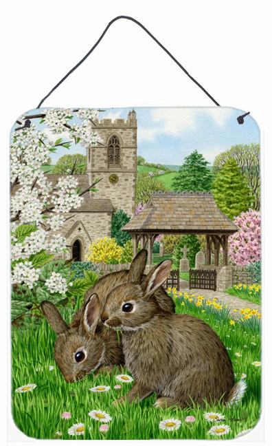 Leveret Bunny Rabbit Wall or Door Hanging Prints ASA2023DS1216 by Caroline's Treasures