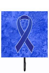 Dark Blue Ribbon for Colon Cancer Awareness Leash or Key Holder AN1202SH4 by Caroline&#39;s Treasures