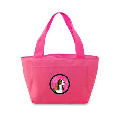 Pink Springer Spaniel  Lunch Bag or Doggie Bag SS4789-PK by Caroline's Treasures