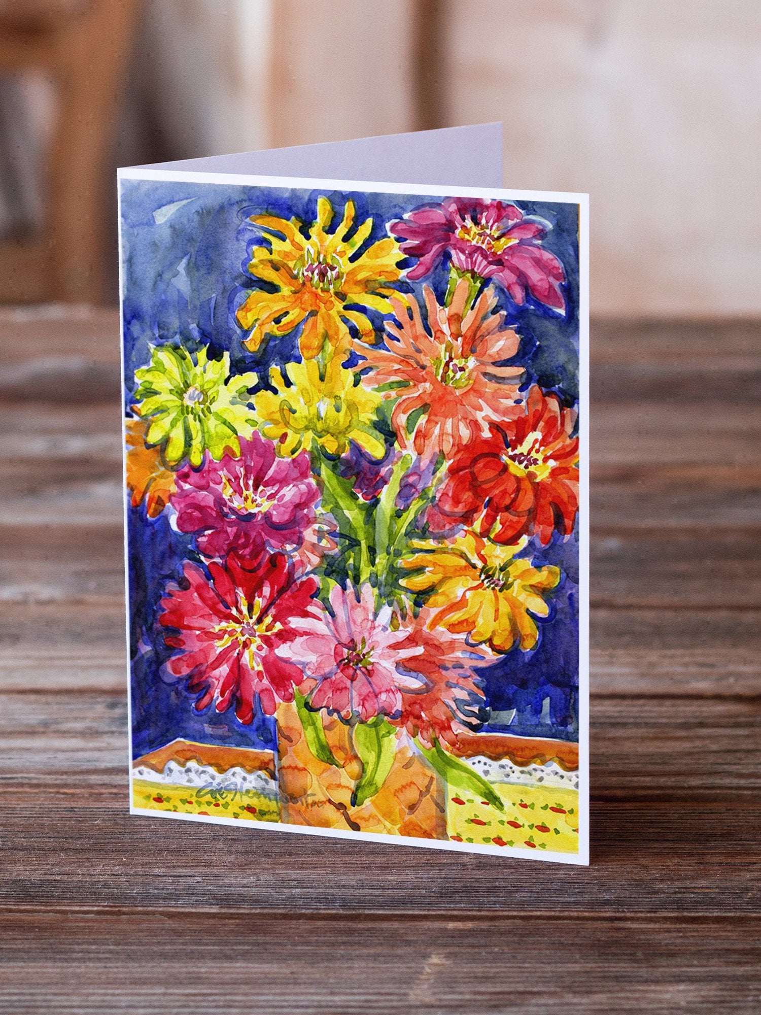 Buy this Flower - Gerber Daisies Greeting Cards and Envelopes Pack of 8