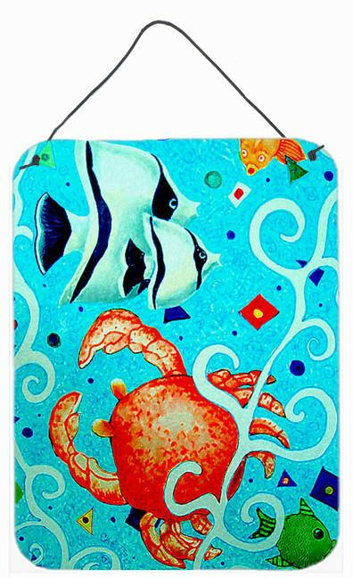 Crabby Crab Wall or Door Hanging Prints PJC1051DS1216 by Caroline's Treasures