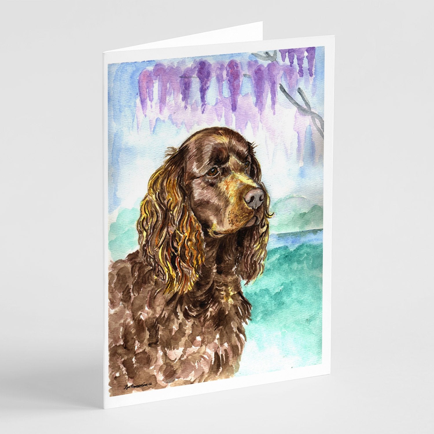 Buy this American Water Spaniel Greeting Cards and Envelopes Pack of 8