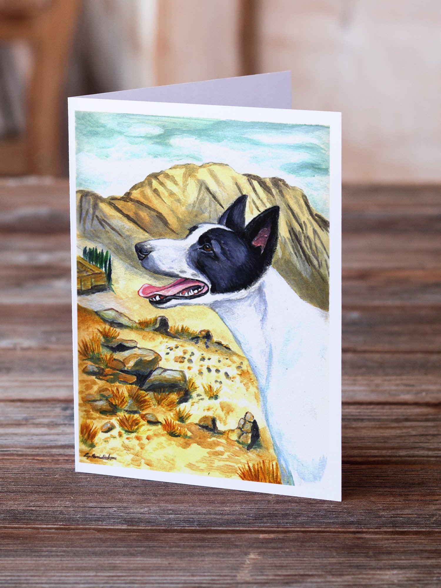 Canaan Dog Greeting Cards and Envelopes Pack of 8 - the-store.com