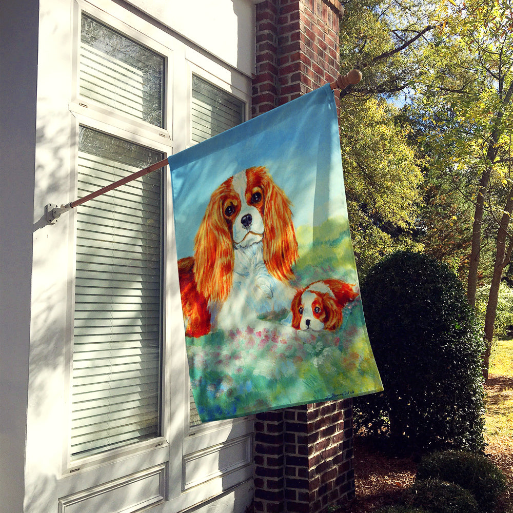 Cavalier Spaniel Momma's Love Flag Canvas House Size