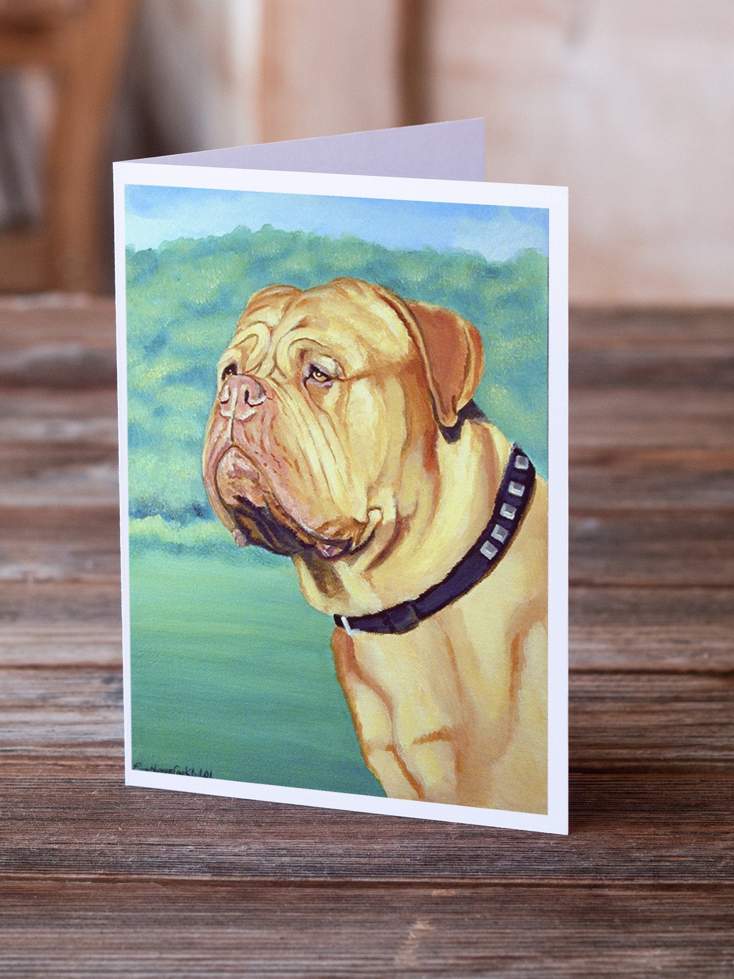 Buy this Dogue de Bordeaux Greeting Cards and Envelopes Pack of 8