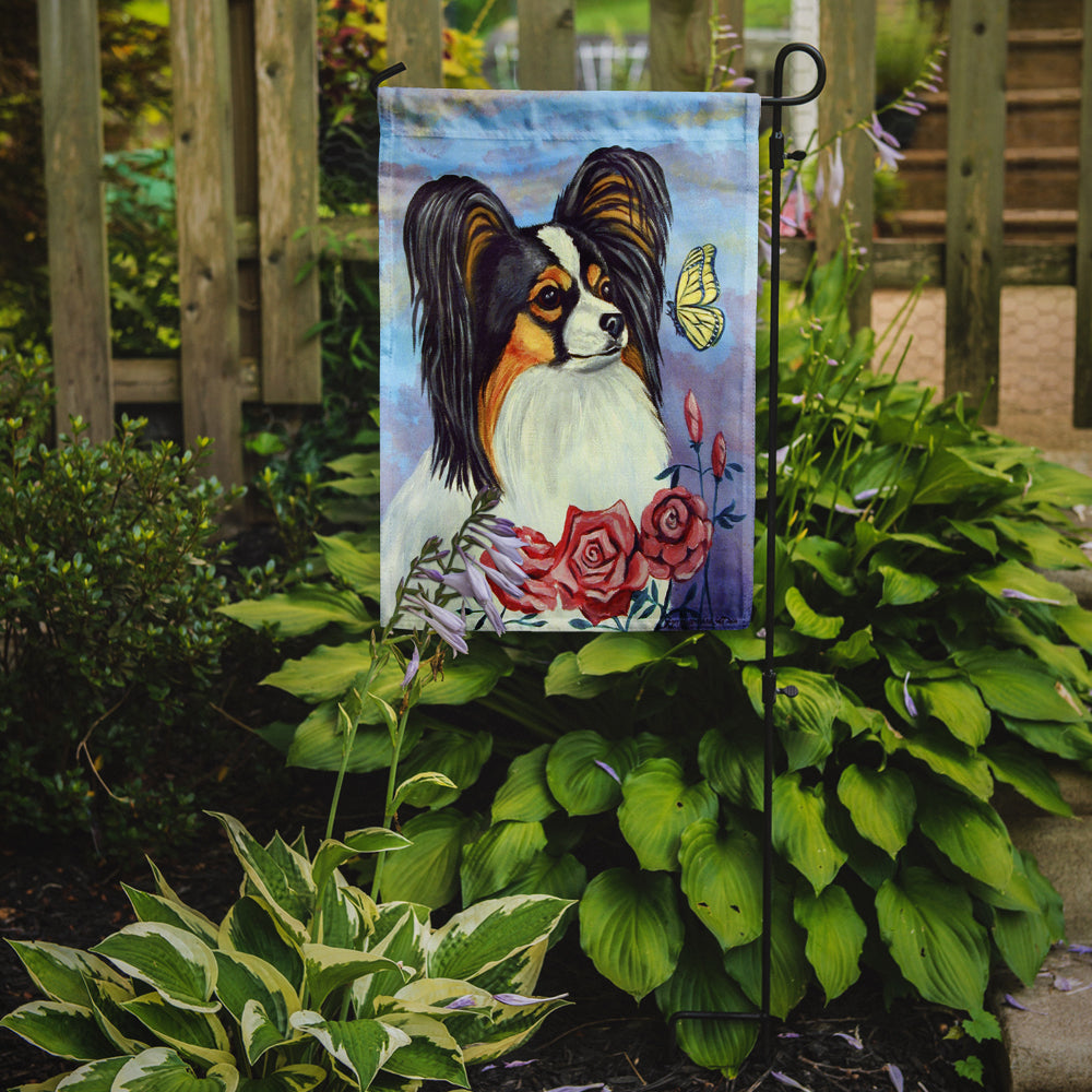 Papillon with Butterfly Flag Garden Size.
