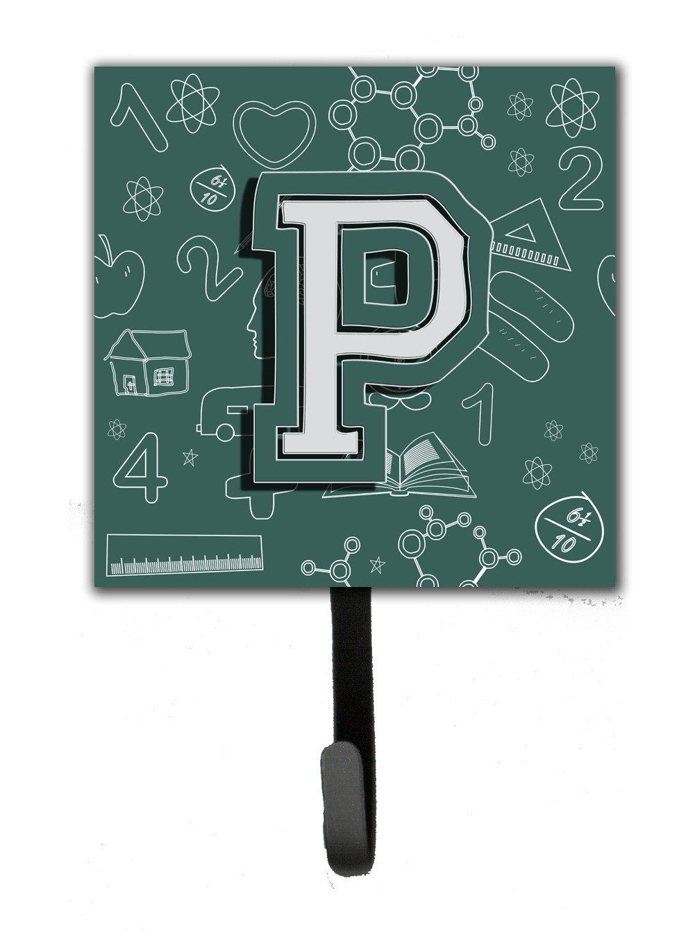 Letter P Back to School Initial Leash or Key Holder CJ2010-PSH4 by Caroline's Treasures